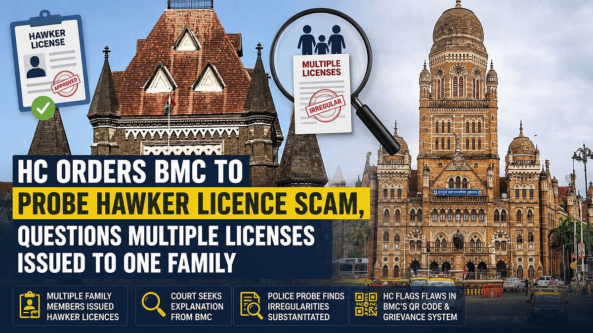 Bombay HC Orders BMC To Probe Alleged Hawker Licence Irregularities, Seeks Explanation On Multiple Family Licences