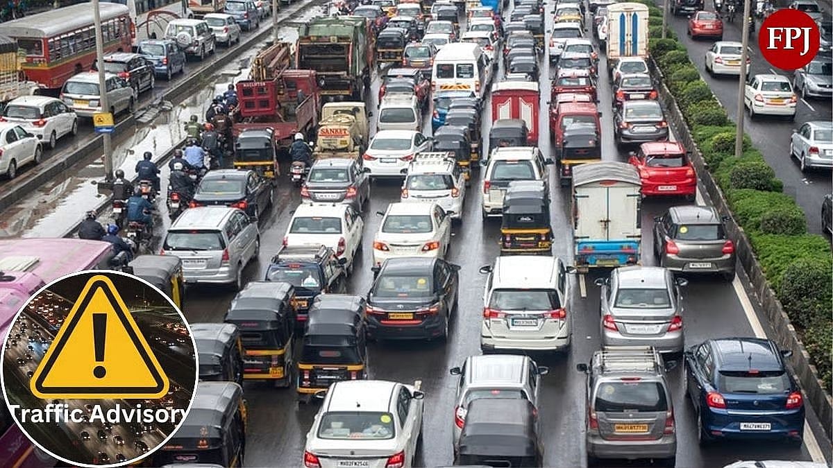 Attention Mumbaikars! Commuters Travelling Between Thane & Bhiwandi Are Adviced To Plan Journey Accordingly Due To Heavy Traffic Jam