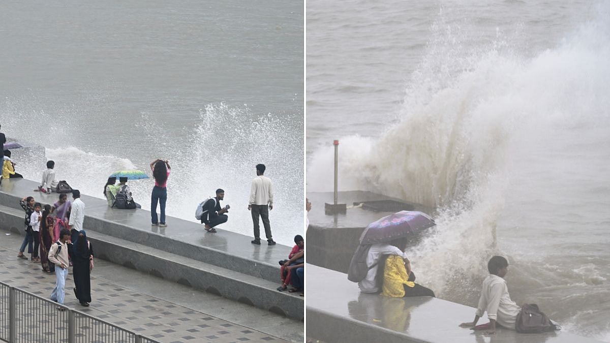 Heavy monsoon showers continued across Mumbai as the IMD issued an Orange Alert for the next four days