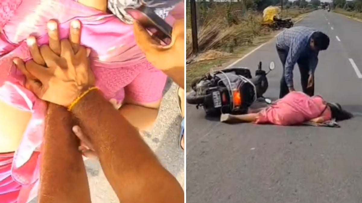 School Teacher Suffers Heart Attack On NH-552, Saved By Two Youths With Quick CPR -- VIDEO
