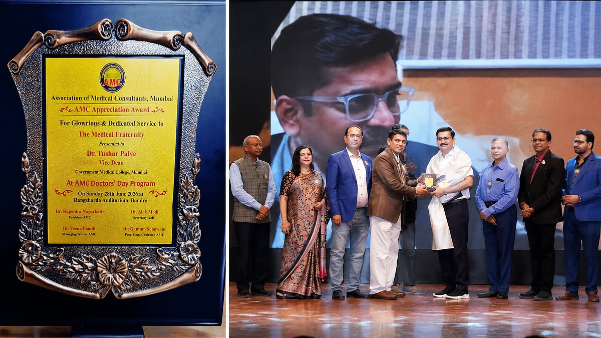 AMC Felicitates Dr Tushar Palve On Doctors’ Day For Transformative Healthcare Reforms In Maharashtra