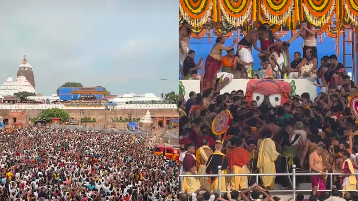 WATCH: First Darshan Of Lord Jagannath After Snana Purnima Yatra; Massive Number Of Devotees Gather Outside Sacred Temple