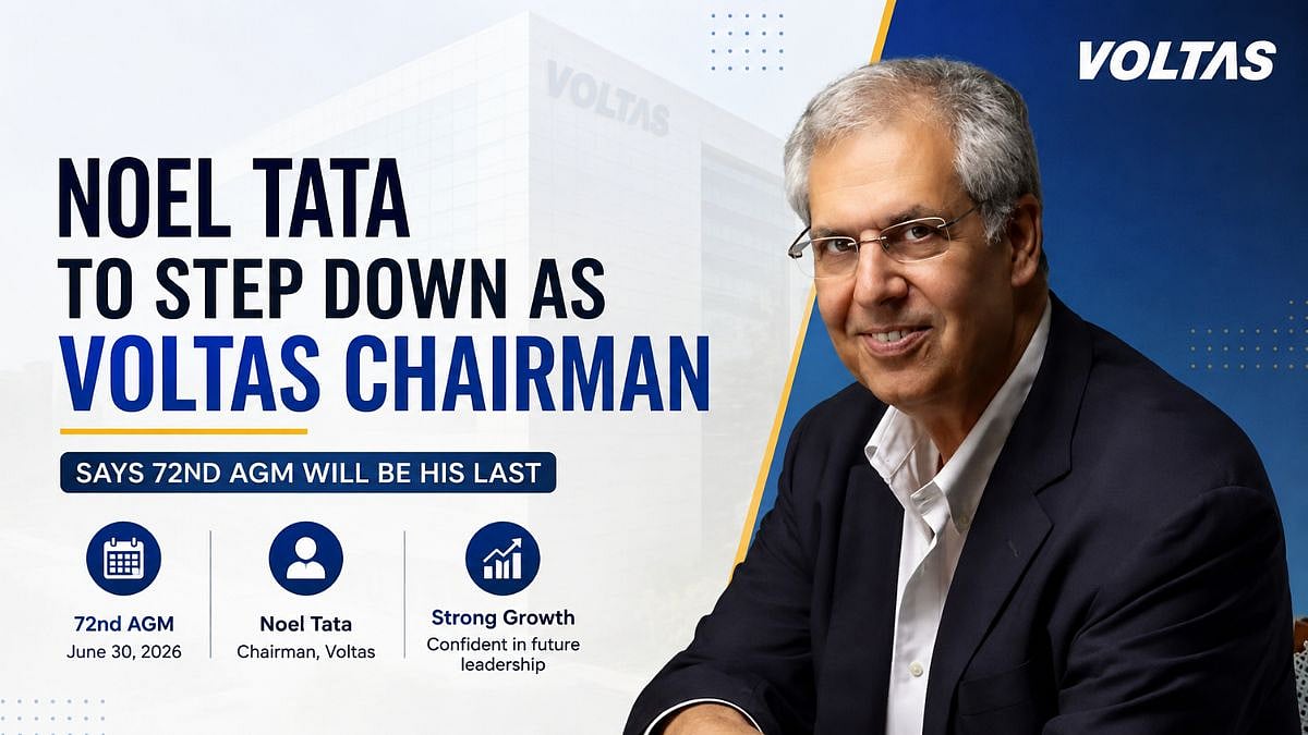 Noel Tata To Step Down As Voltas Chairman, Says 72nd AGM Will Be His Last