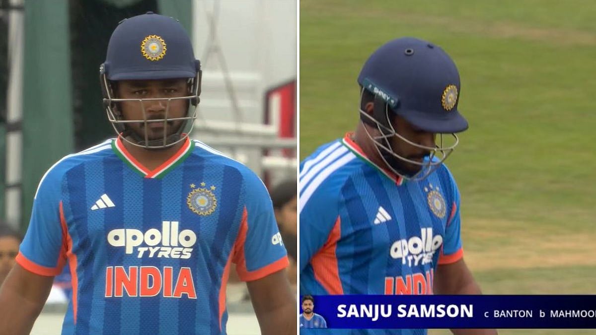 'Sanju Samson Is Ensuring Vaibhav Sooryavanshi's Debut': Netizens React After Opener Dismissed For 1 In IND Vs ENG 1st T20I | VIDEO