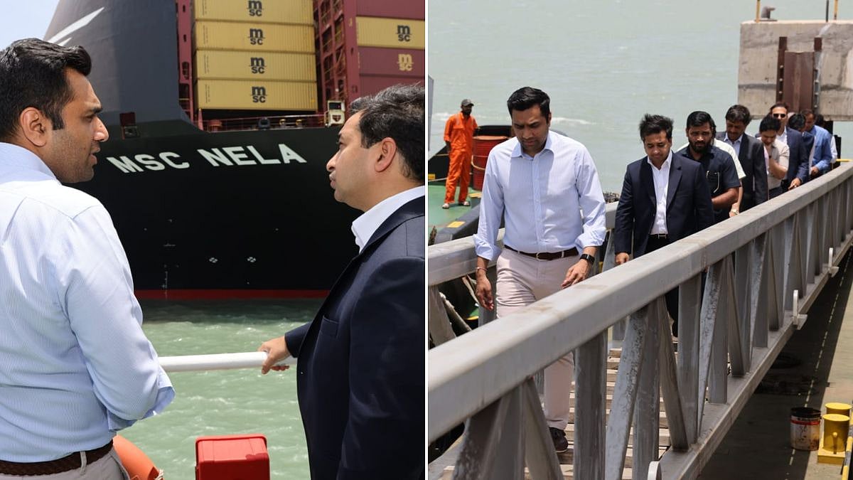 Maharashtra Minister Nitesh Rane Visits Mundra Port To Study Best Practices For Modernising State's Ports
