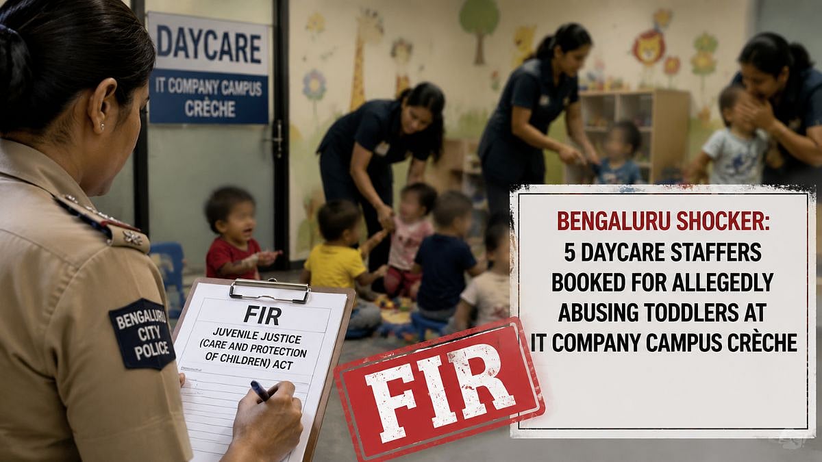 Bengaluru Shocker: 5 Daycare Staffers Booked For Allegedly Abusing Toddlers At IT Company Campus Crèche