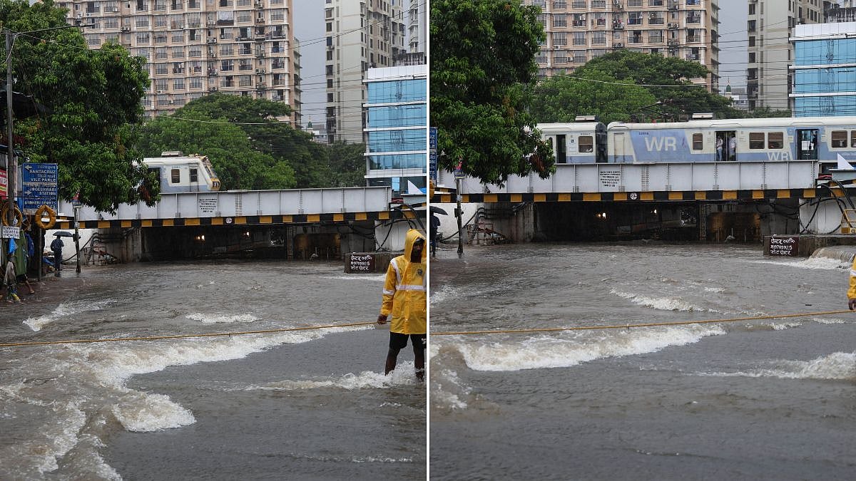 Andheri Subway was closed after the waterlogged during the Heavy Rainfall, in Mumbai