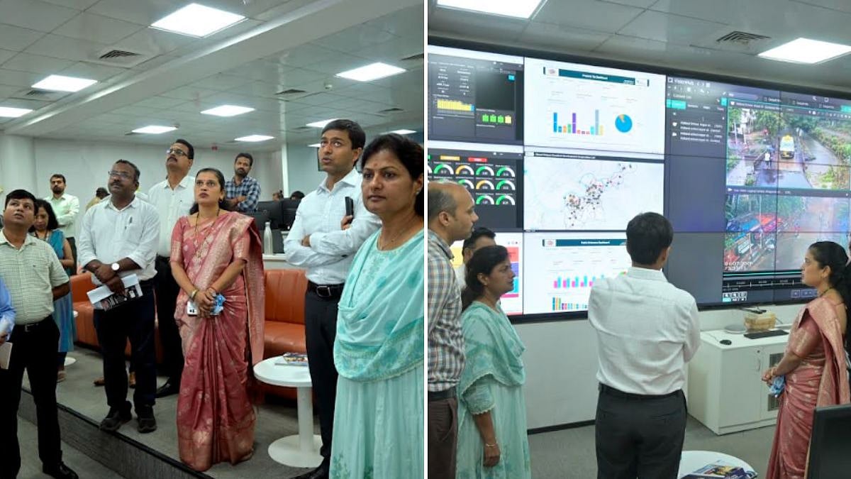 Orange Alert Sounds In Thane: Kalyan Mayor And Commissioner Conduct Live CCTV Review Of Waterlogging...