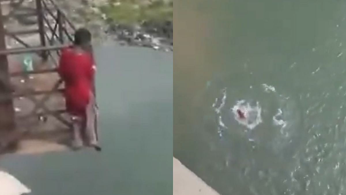 On Camera: Fishermen Save Woman After She Leaps From Bhadrachalam Godavari Bridge