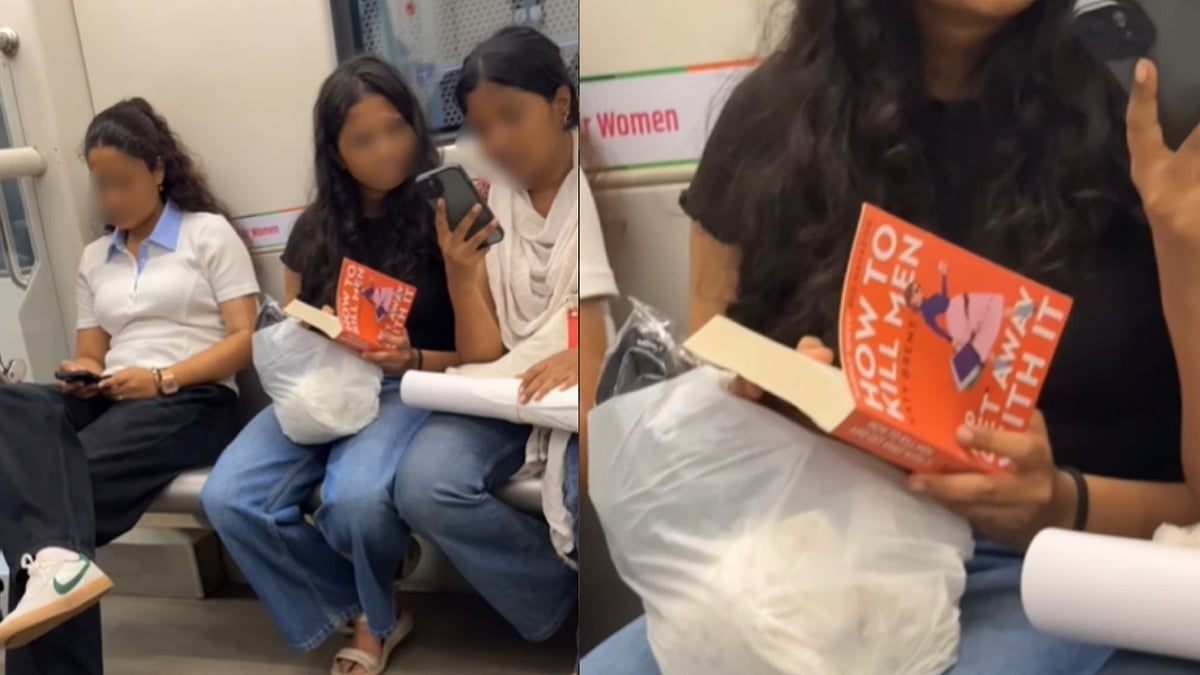 'Ek Aur Jaan Khatre Me': Metro Passenger Spotted Reading 'How To Kill Men' Book; Watch Viral Video