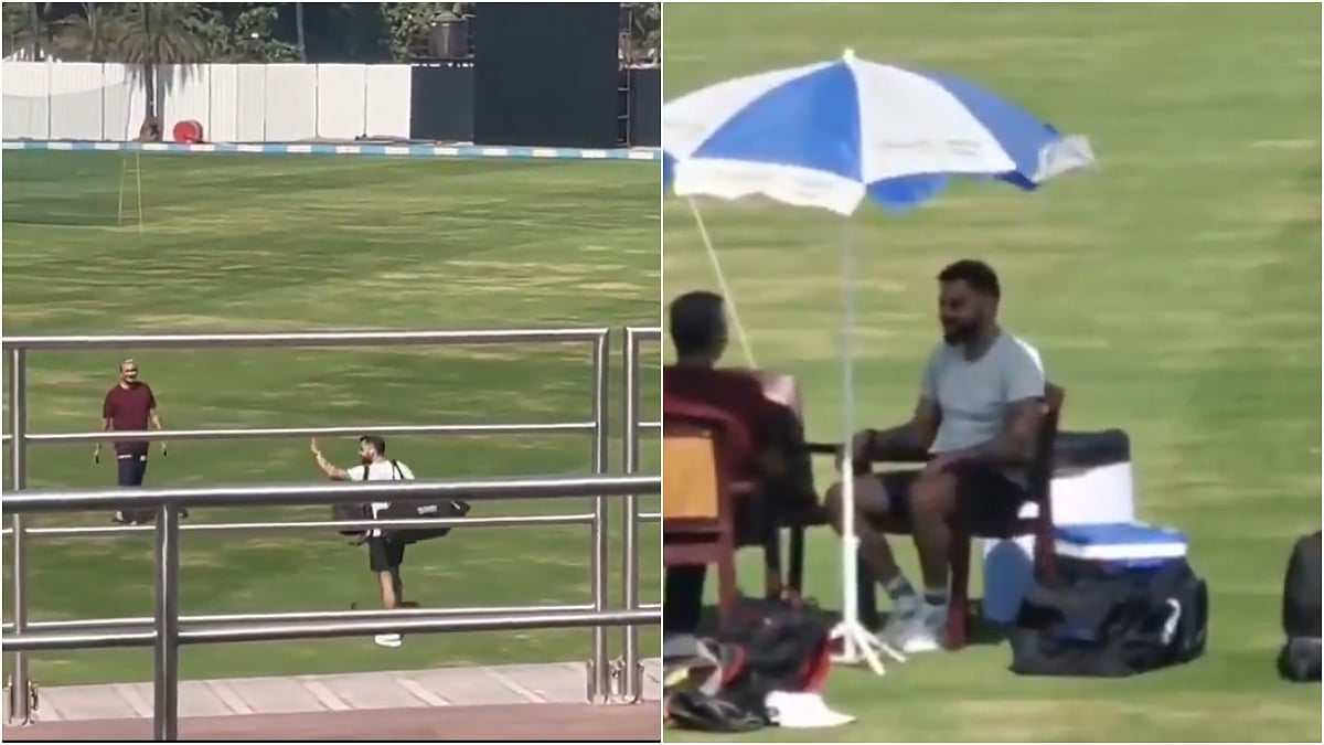 Virat Kohli Seen Practicing With Sanjay Bangar, Fuels Comeback Speculations Ahead Of IND Vs ENG ODI Series | VIDEO