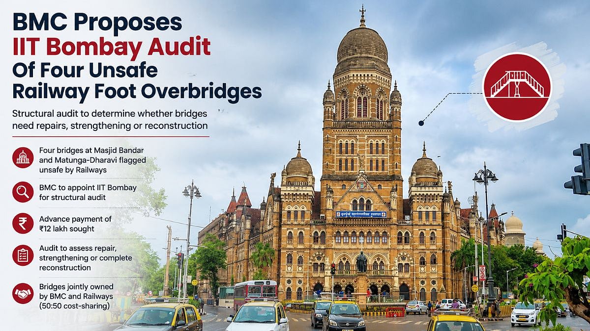 Mumbai: BMC Proposes IIT Bombay Audit Of 4 Railway Foot Overbridges Flagged Unsafe