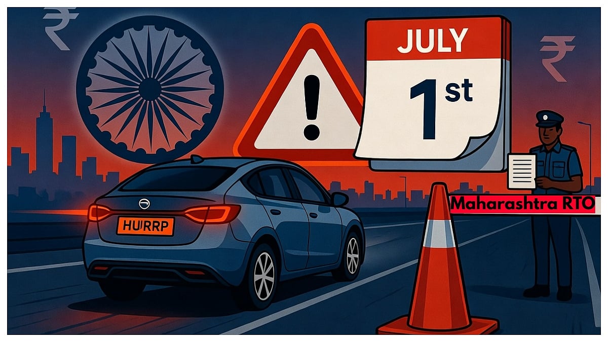 HSRP Deadline Missed In Maharashtra, What Happens Next As ₹1,000 Fine And RTO Curbs Begin From July 1?