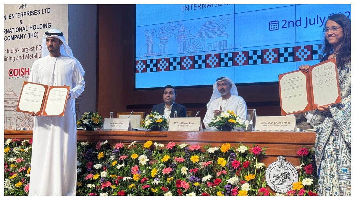 Odisha Signs ₹1.10 Lakh Crore Aluminium MoU, Adani-IHC JV To Create 53,500 Jobs