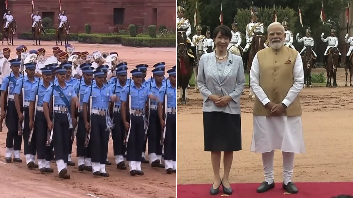 Japanese PM Sanae Takaichi Accorded Ceremonial Welcome At Rashtrapati Bhavan, Begins Three-Day India Visit | Video