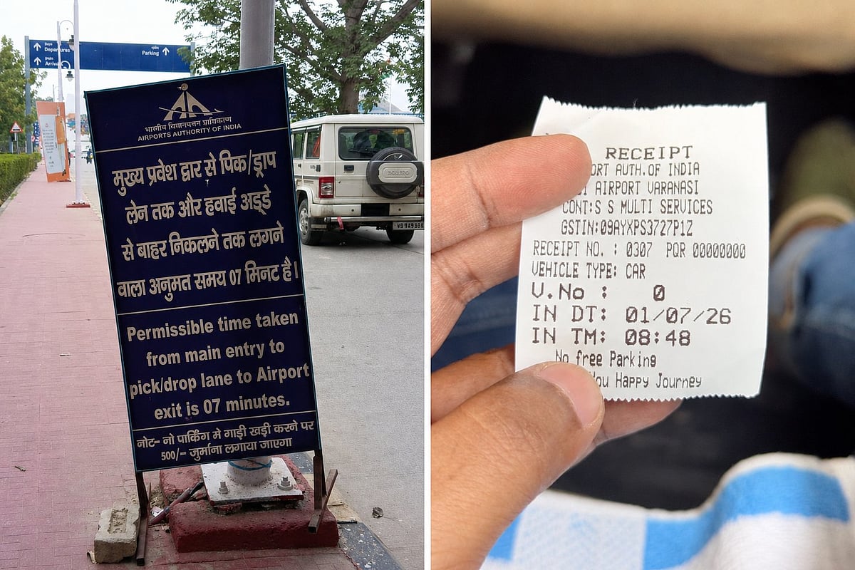 Doctor Alleges 'Corruption' At Varanasi Airport; Says Illegal Charges Despite Free Exit Window - Check Out Viral Post