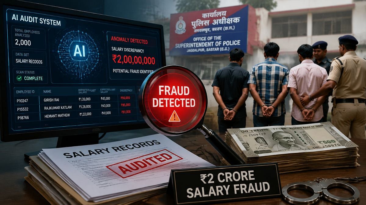 Chhattisgarh Fraud: AI Uncovers Alleged ₹2 Crore Police Salary Scam In Bastar; 3 Constables Arrested