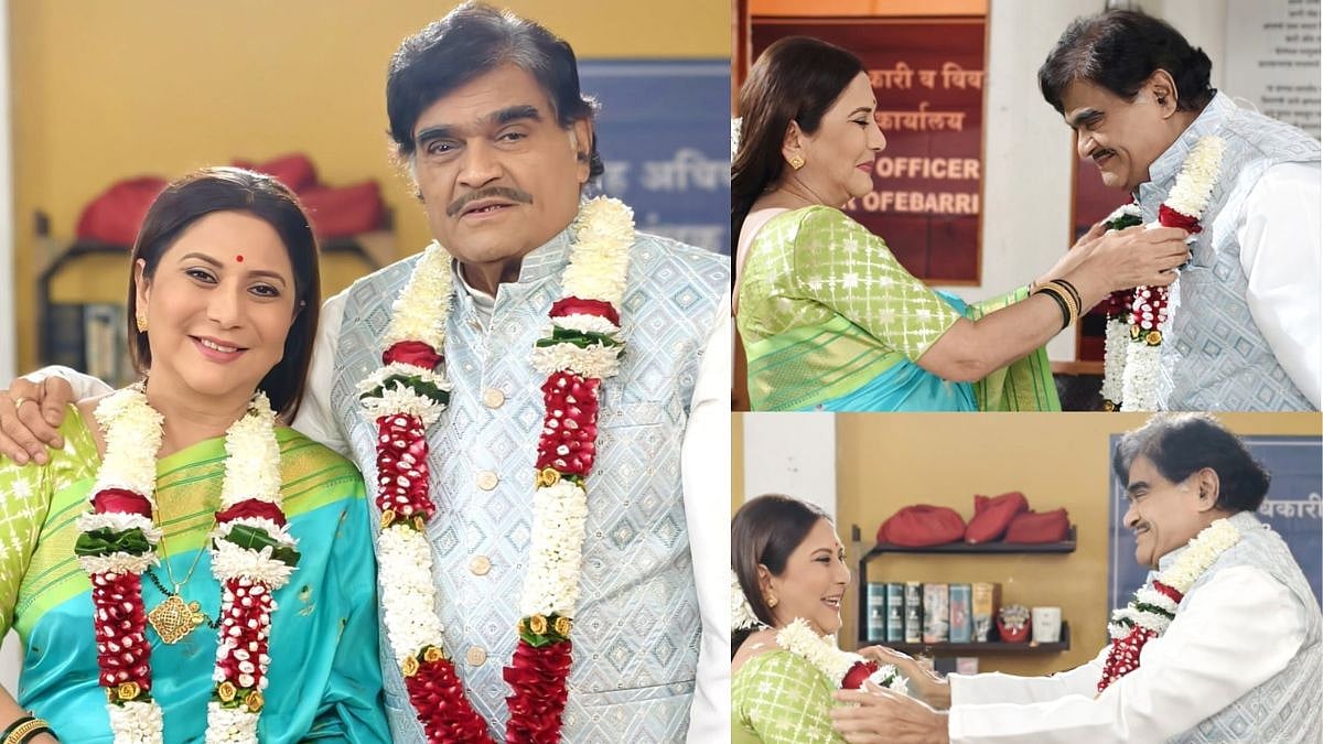 '37 Years Later, My Heart Still Smiles': Marathi Actor Ashok Saraf Marries Wife Nivedita All Over Again; Adorable Pics Melt Hearts