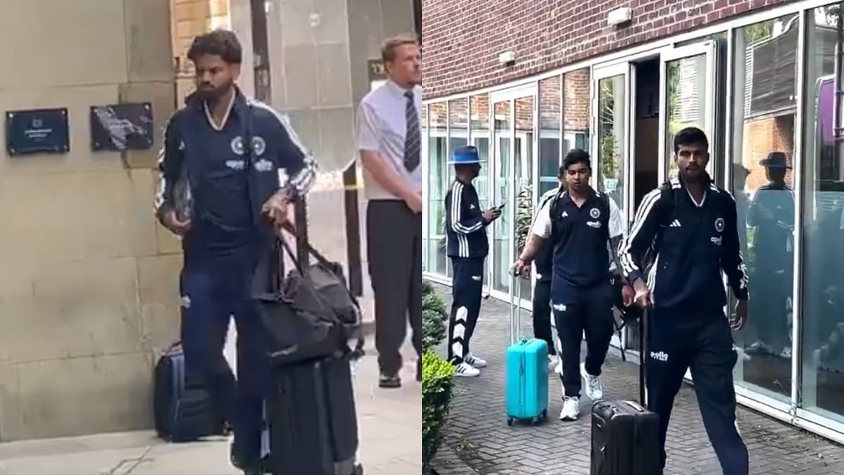 Team India Arrives In Manchester For 2nd T20I Against England After First Match Ends In Washout | VIDEO