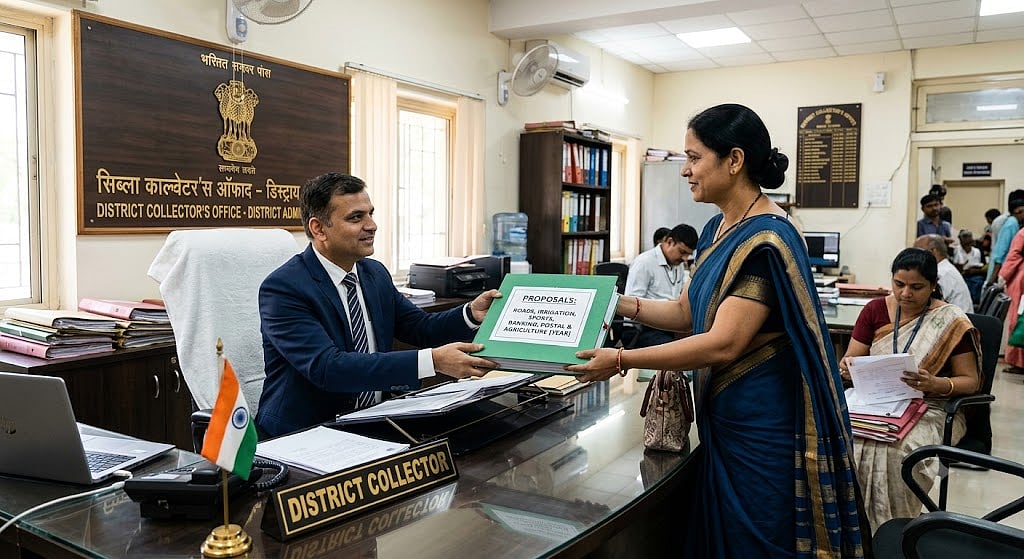 MP Pushes 9 Key Development Proposals Before Ratlam Collector