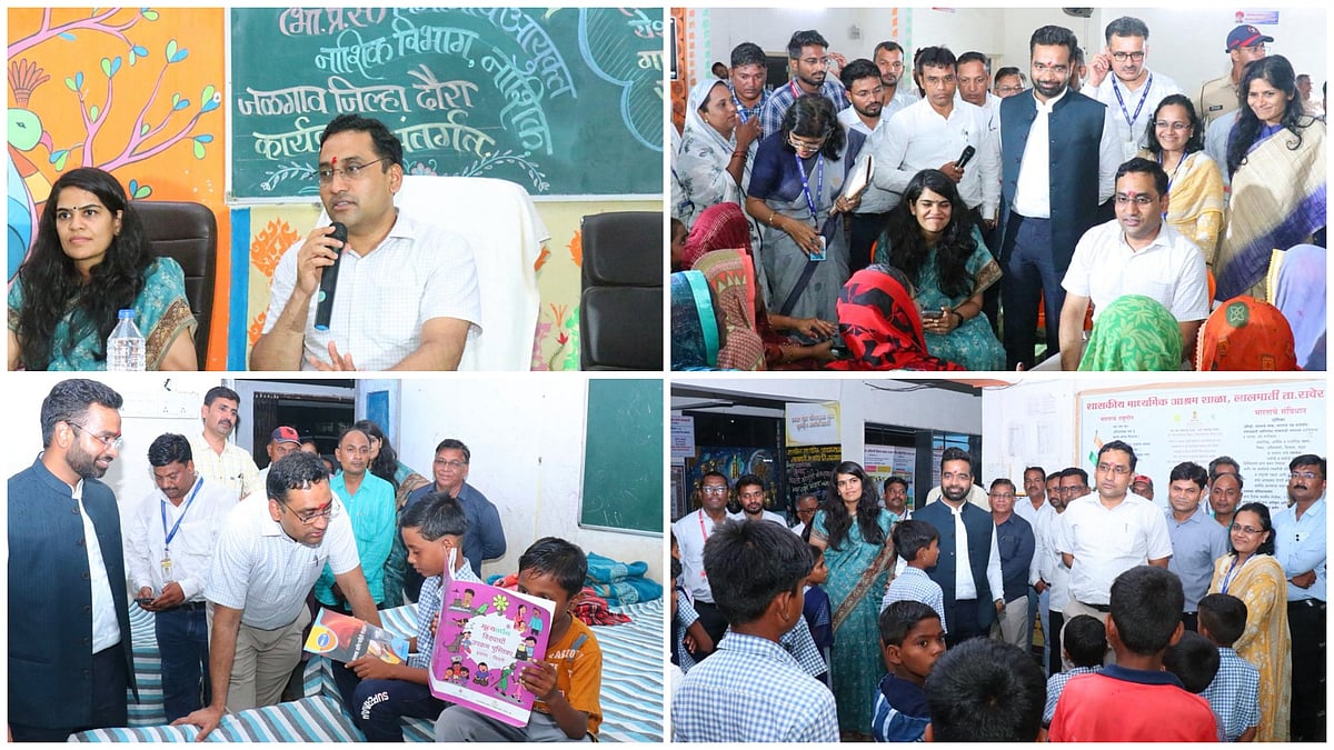 Jalgaon: Nashik Divisional Commissioner Reviews Development Works, Hears Tribal Villagers' Grievances