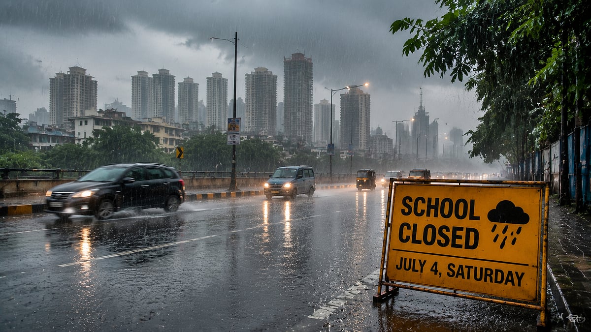 NMMC Closes All Schools On July 4 As IMD Predicts Intense Rainfall, High Tides Across Mumbai Metropolitan Region