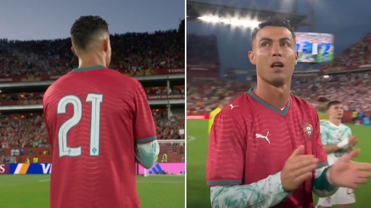 Cristiano Ronaldo Cries, Wears Diogo Jota's Jersey In Emotional Tribute After Portugal's Victory Over Croatia | VIDEO