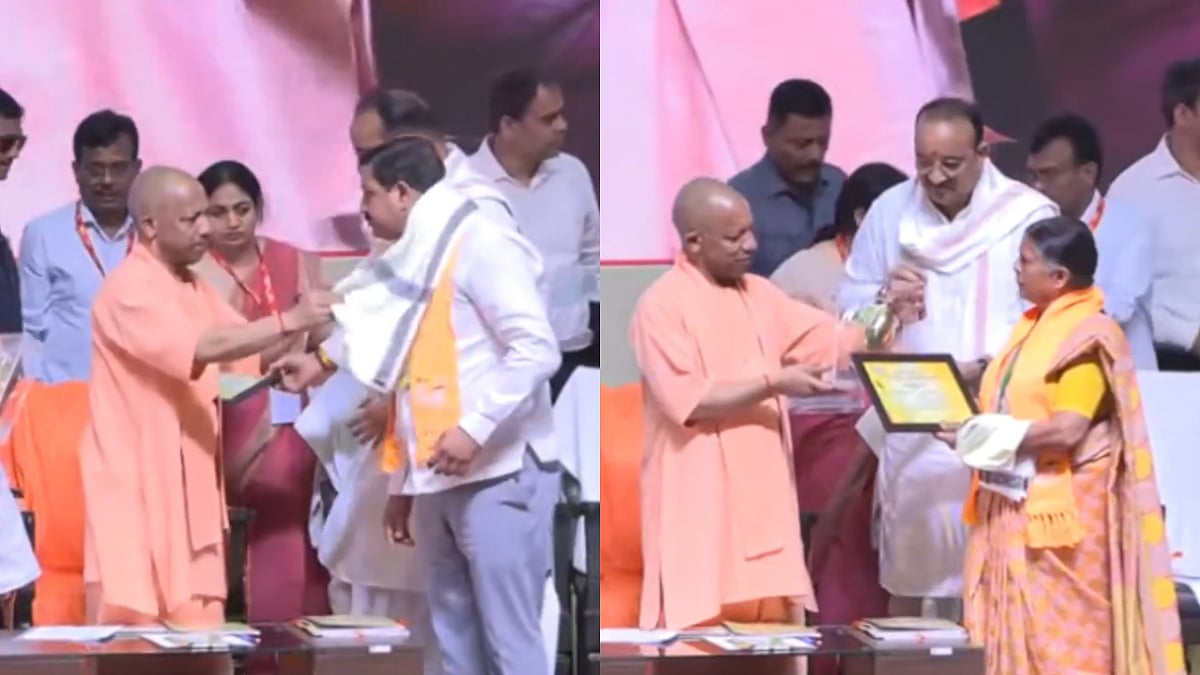 CM Yogi Adityanath Felicitates Outstanding Farmers At Aam Mahotsav 2026 In Lucknow