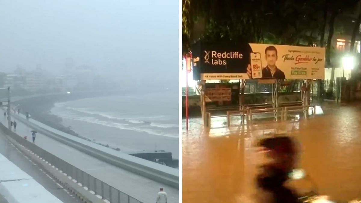Mumbai Rains: Heavy Showers Continue To Lash City, Waterlogging Hits Dadar, Sion, Andheri; Local Trains Running With Slight Delay As IMD Issues Orange Alert