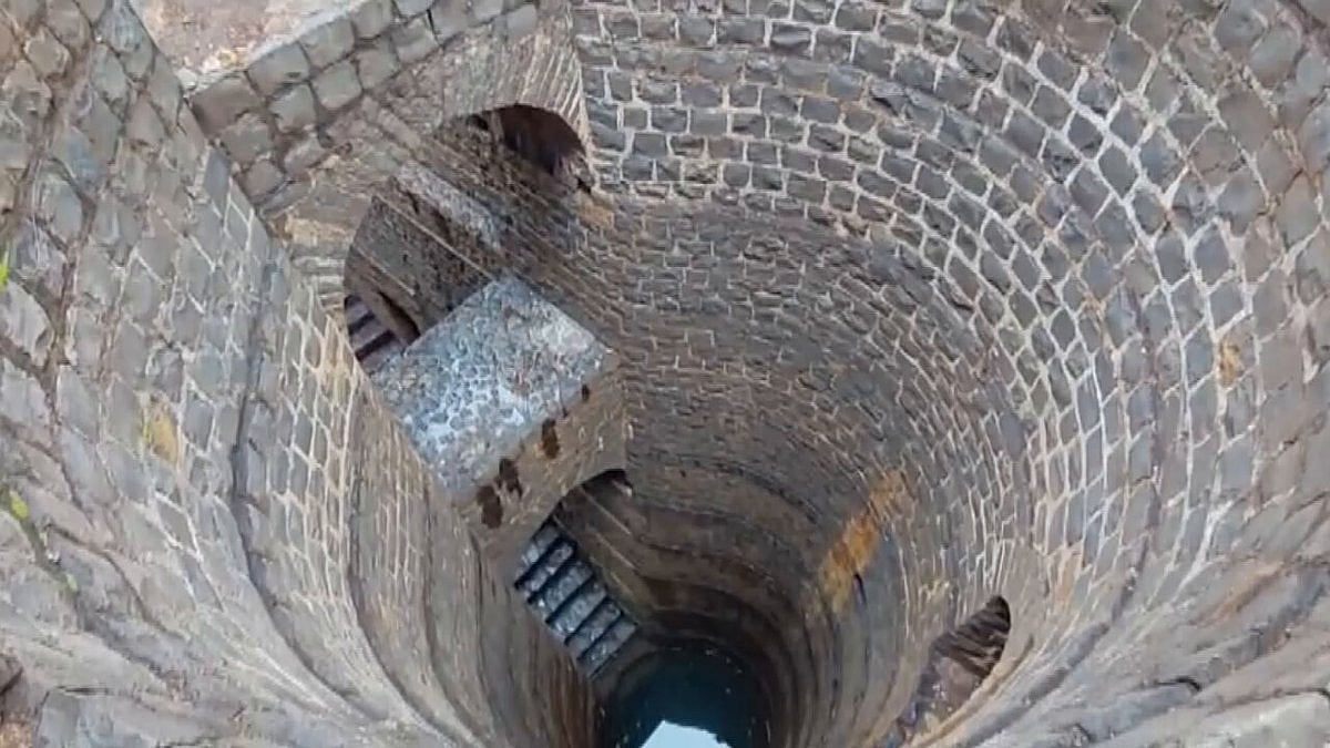 Karnataka's 300-Year-Old Stepwell Restored In Belagavi Reveals Stunning Shiva Linga-Shaped Design Hidden Beneath Decades Of Waste