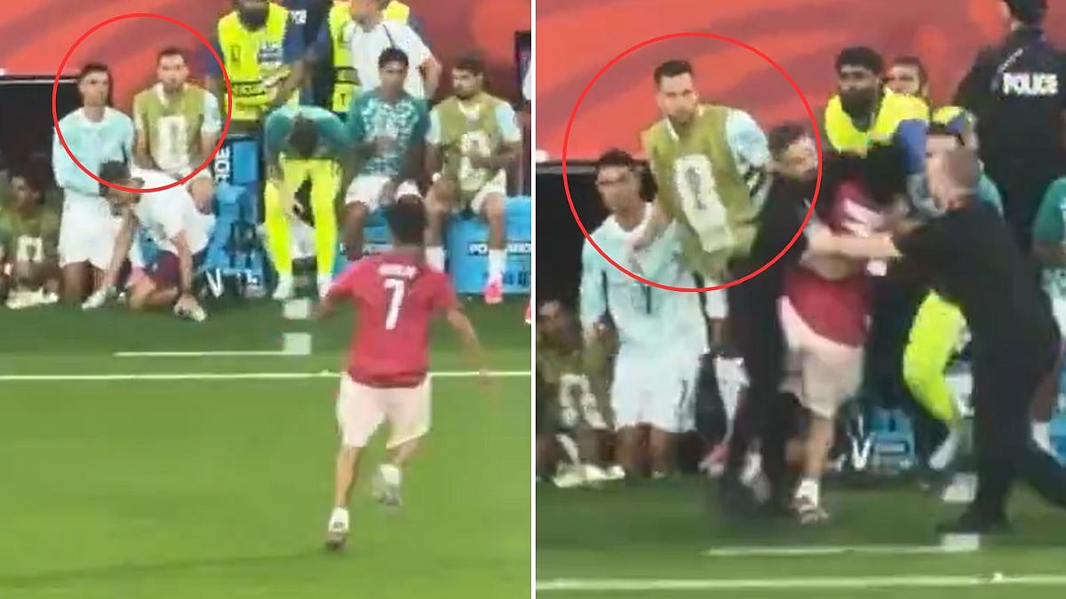 'He Can Die For Ronaldo': Diogo Dalot's Protective Gesture After Fan Invades Pitch In Toronto Goes Viral | VIDEO