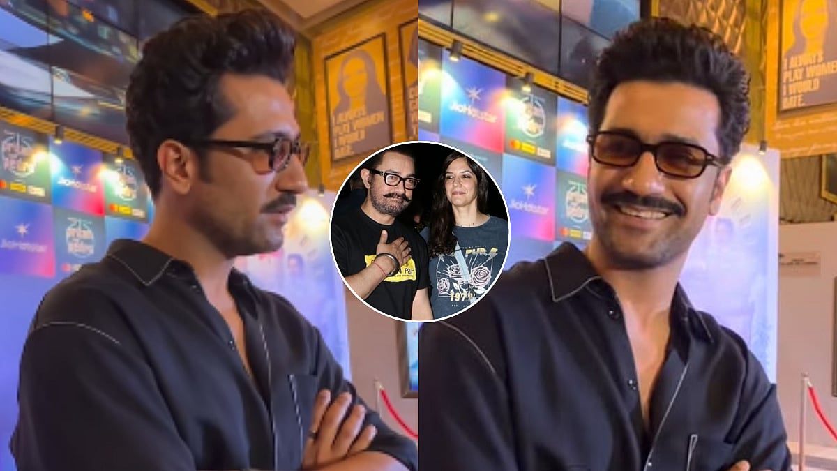 Surprised Vicky Kaushal REACTS To Aamir Khan's 3rd Wedding With Gauri Spratt At Mumbai Event: 'So Happy...' - VIDEO