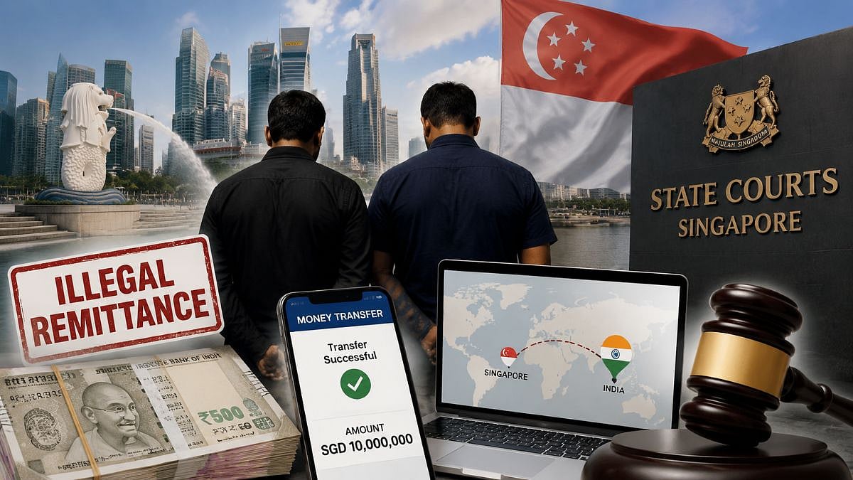 Singapore Court Sentences 2 Indians Over Illegal Remittances To India In SGD10 Million Cross-Border Money Transfer Case