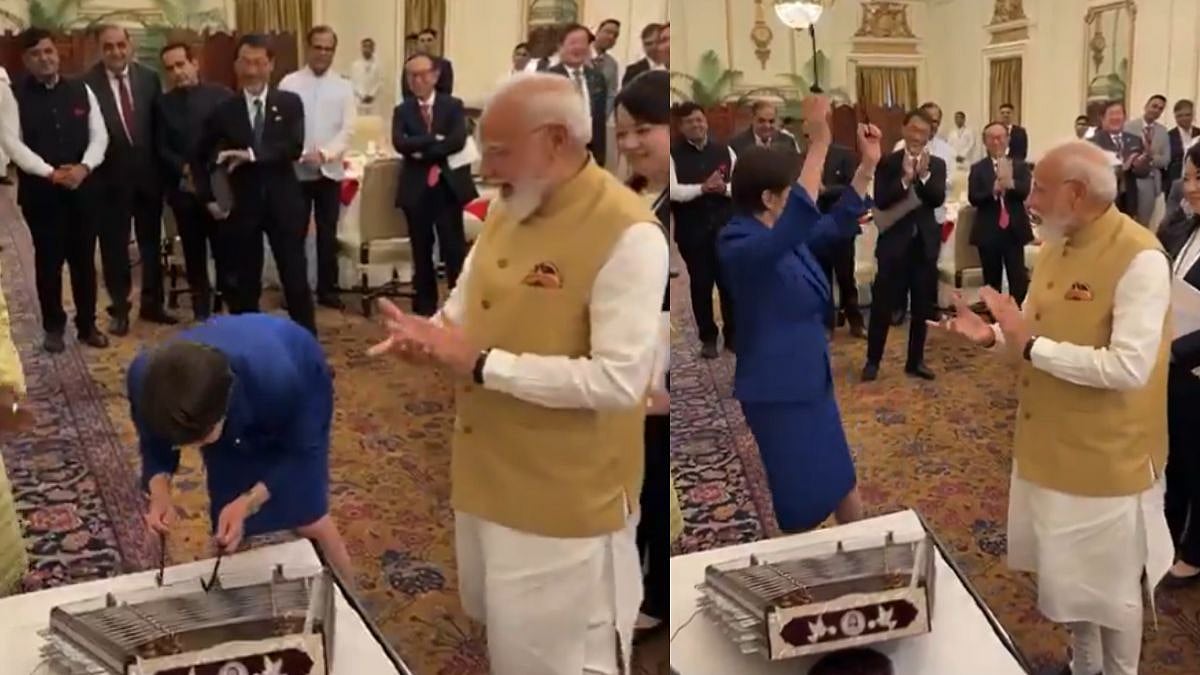 Watch: Japan Prime Minister Sanae Takaichi Tries Playing Santoor During India Visit, PM Modi Shares VIDEO
