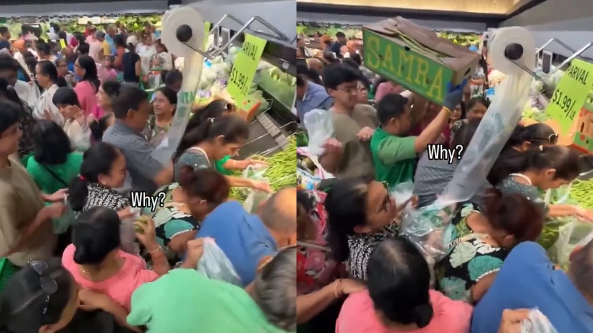 'Why, Just Why?': Indian Grocery Store's Grand Opening In New Jersey Turns Chaotic; Viral Video Sparks Debate