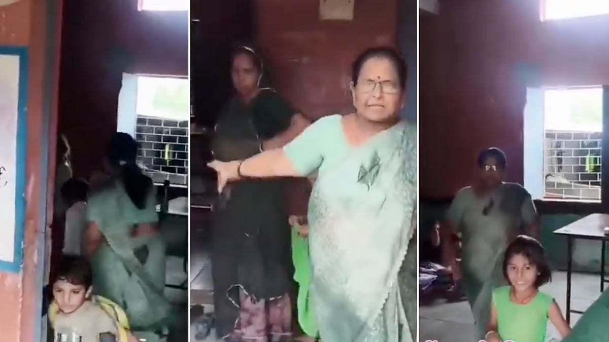 'Kuch Padhati Bhi Nahi Hai...' Sheopur Teacher Allegedly Pushes Students Out Of Classroom After Parent Questions Her Absence -- VIDEO