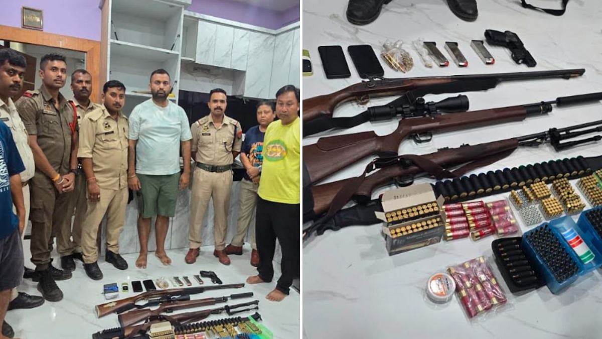 Guwahati Police Arrest Extortionist With 4 Firearms, 360 Rounds; Victim Forced To Transfer ₹3 Lakh At Gunpoint