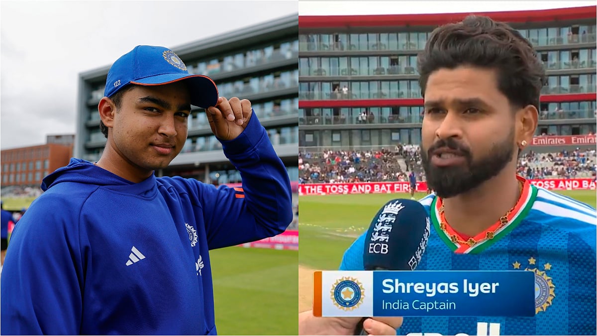 VIDEO: Crowd Roars As Shreyas Iyer Announces Vaibhav Sooryavanshi's Debut In IND Vs ENG 2nd T20I