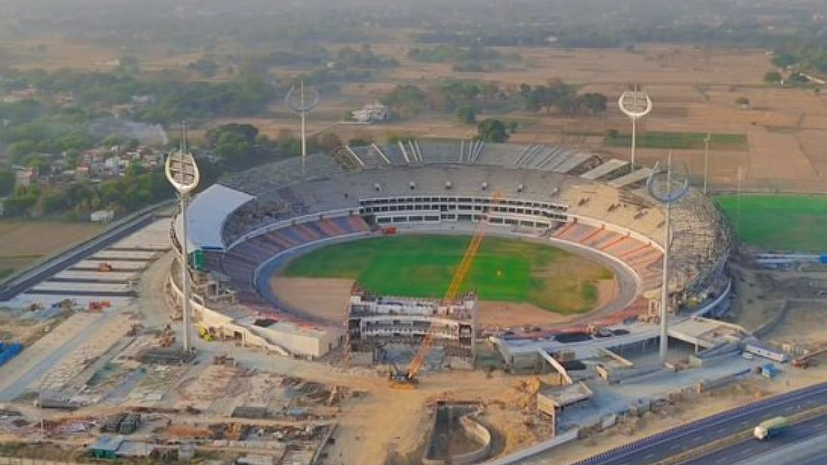 Uttar Pradesh: Varanasi International Cricket Stadium Nears Completion; 92 Per Cent Work Done On ₹400 Crore Shiv-Themed Venue
