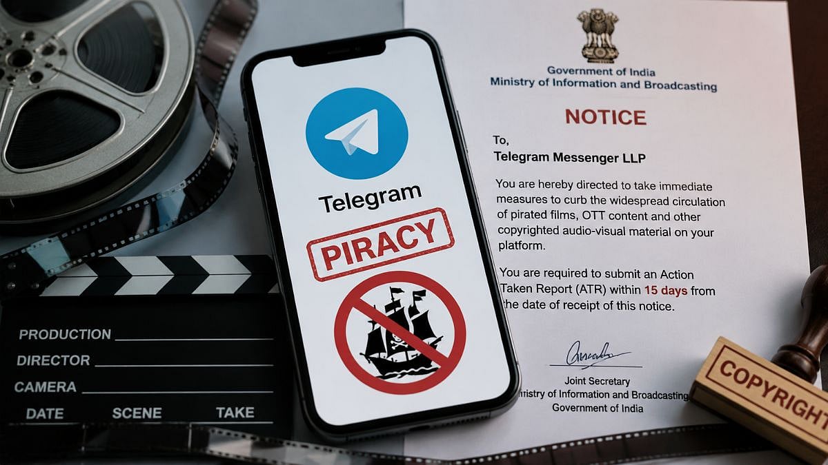 Centre Directs Telegram To Curb Online Piracy, Seeks Action Taken Report Within 15 Days
