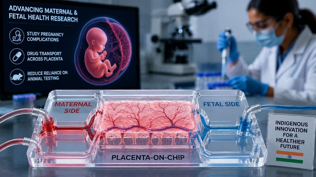 Indian Scientists Develop Indigenous Placenta-On-Chip Platform To Advance Pregnancy Research, Reduce Animal Testing