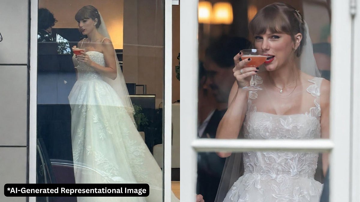 Taylor Swift Wedding: Singer Opts For Bespoke Dior Bridal Gown While Travis Kelce Chooses Matching Dior Tuxedo