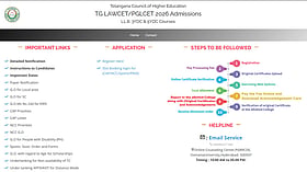 TS LAWCET 2026 Phase 1 counselling begins on lawcet.tgche.ac.in; registration open till July 10