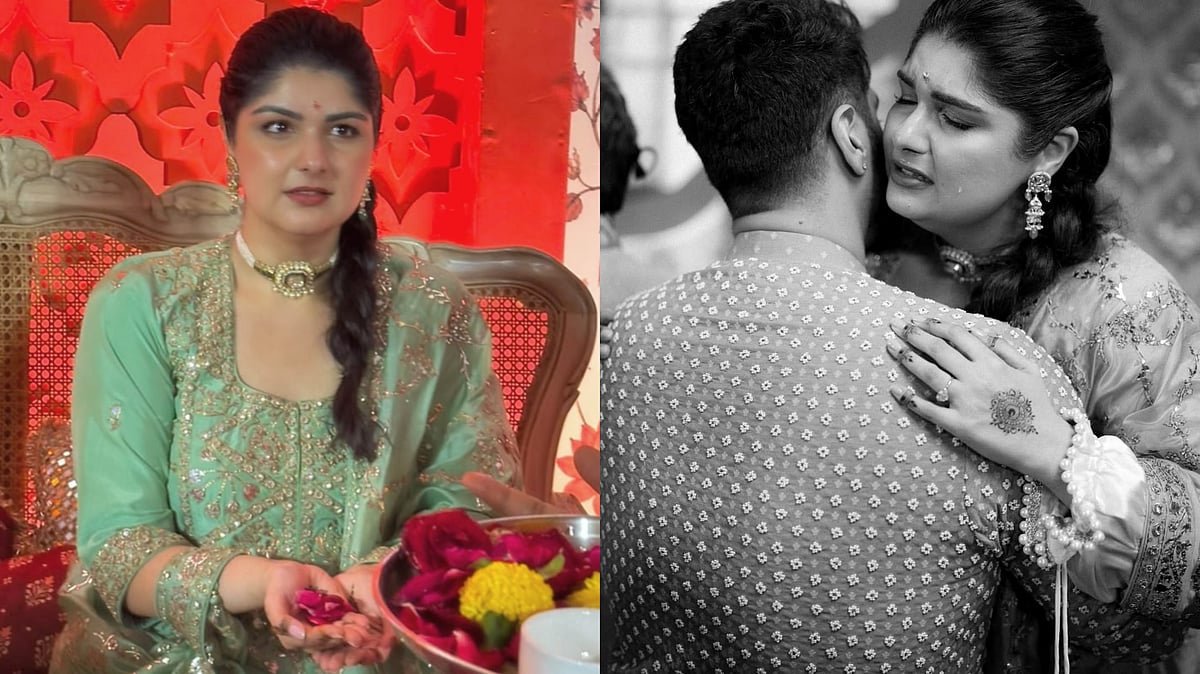 Bride-To-Be Anshula Kapoor Breaks Down As She Hugs Brother Arjun Kapoor During Pre-Wedding Ceremony