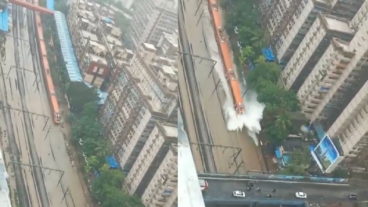 'Loco Pilot Had Fun': Vande Bharat Express Glides Through Waterlogged Tracks Near Kanjur Marg Amid Mumbai Rains - VIDEO