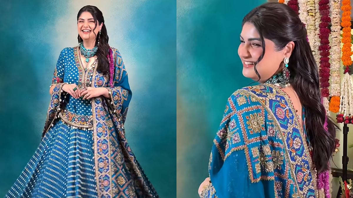 Anushla Kapoor's Patola Bridal Lehenga For Mehendi Honours Her Fiancée Rohan Thakkar's Gujarati Roots