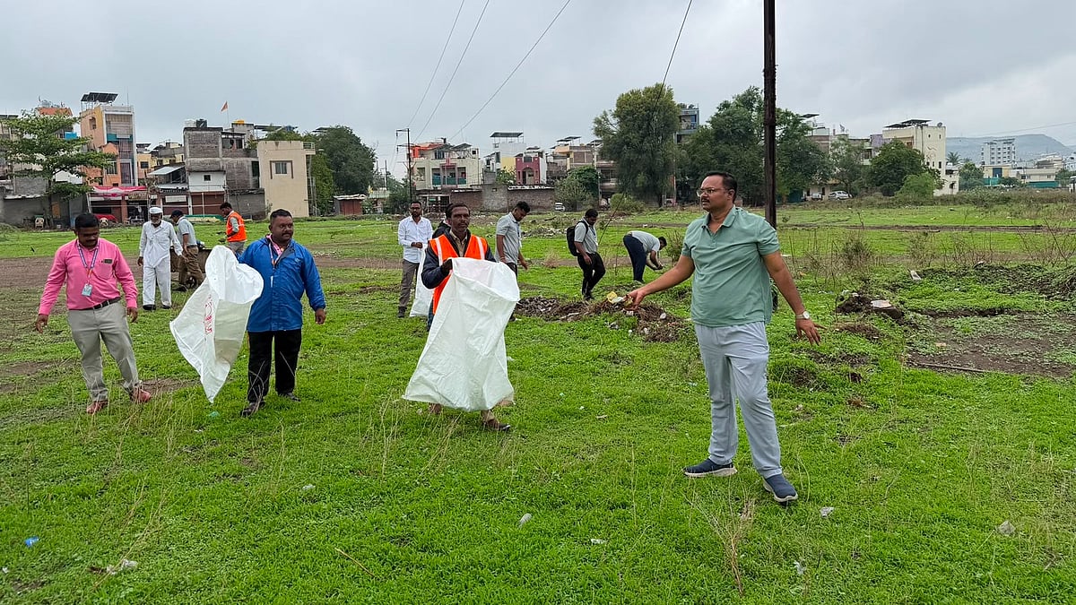 Chhatrapati Sambhajinagar: Plastic Cleared, Saplings Planted At Harsul Ground 