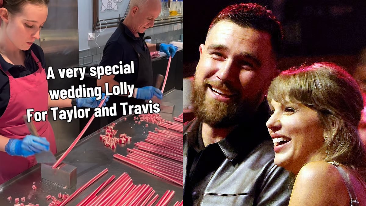 Here Are The Custom Candies For Taylor Swift & Travis Kelce's Wedding; Sweet Tribute Goes Viral