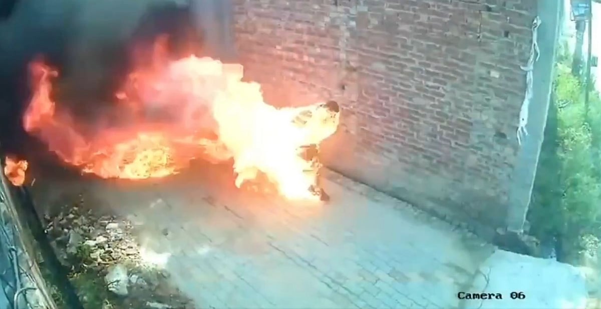 On Camera: Man Burnt Alive By Brother-in-Law While Trying To Bring Wife Home In Punjab's Tarn Taran; Sister-In-Law Also Dies