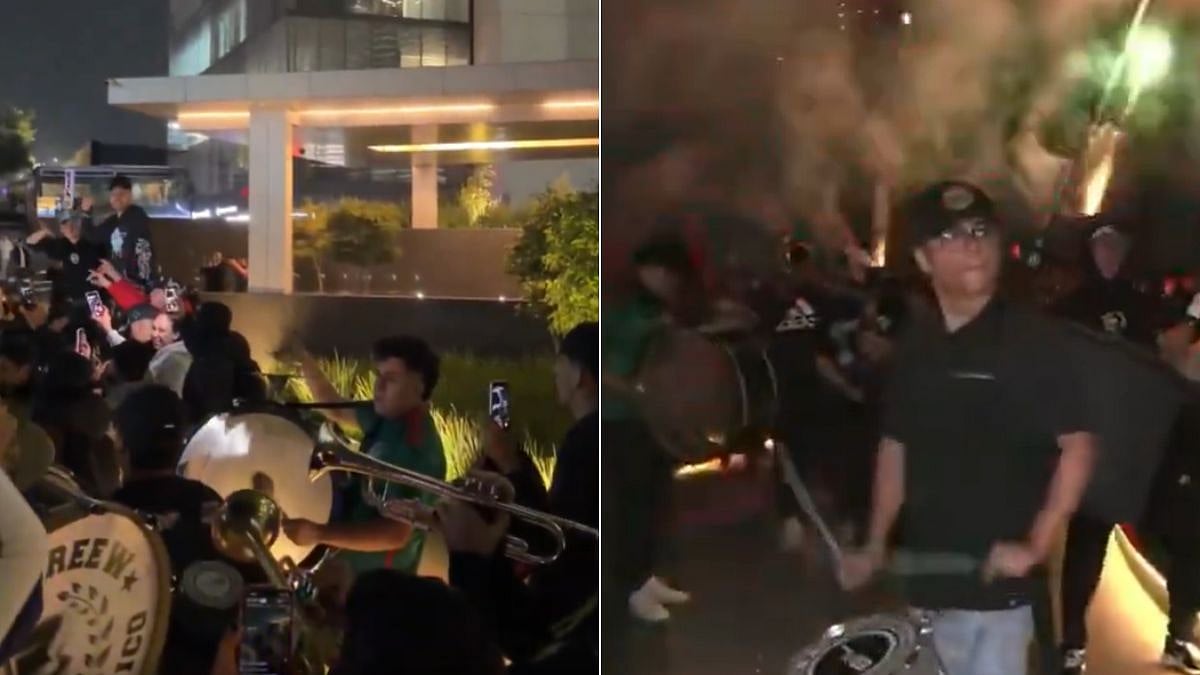 'Mexico, Mexico!': Fans Blast Horns And Bang Drums Outside England Team Hotel; Video Goes Viral